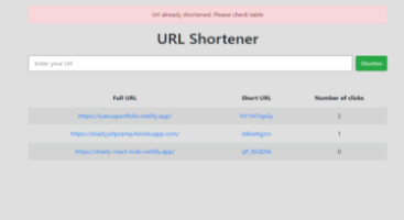 URL shortener